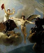 Baron Jean-Baptiste Regnault The Genius of France between Liberty and Death oil